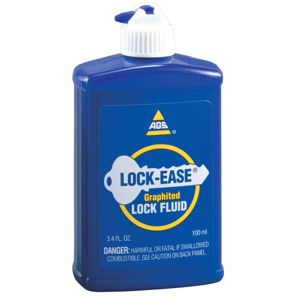 AGS Company LE-4  Lock-Ease Graphite Lock Lubricating Fluid 3.4 oz bottle