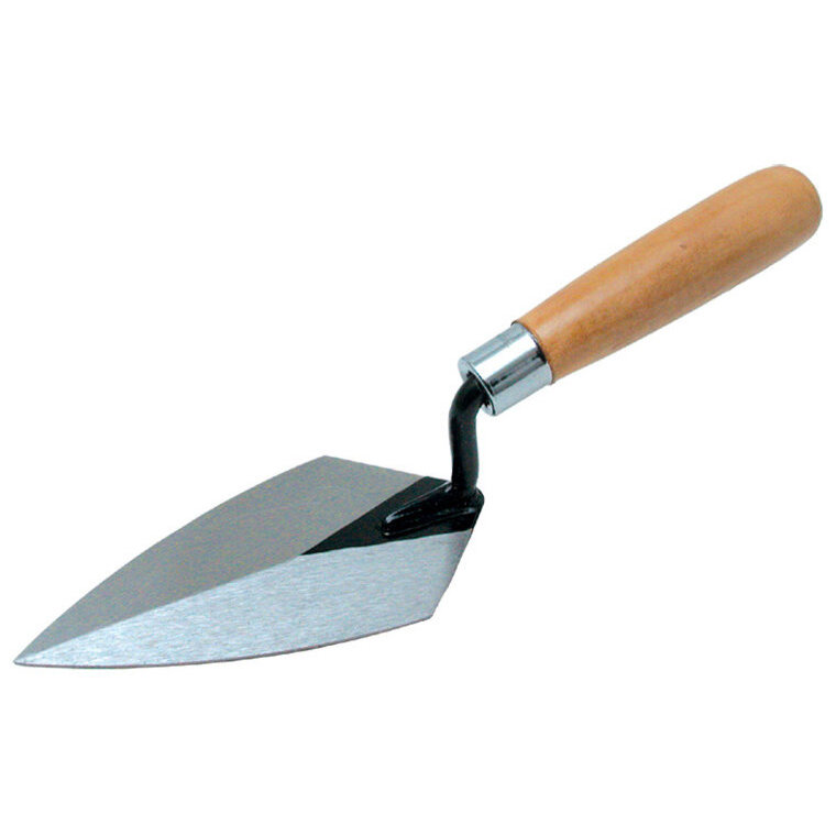 QLT by Marshalltown 95  5" x 2-3/4" Pointing Trowel with Wood Handle (16195)
