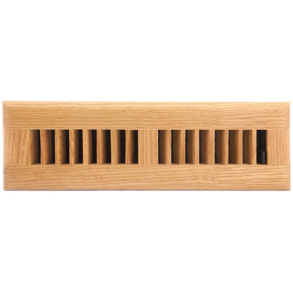Accord AOFROLL210 Light Oak Finish Floor Register with Louvered Design for 2" x 10" Duct Opening Accord AOFROLL210 Light Oak Finish Floor Register with Louvered Design for 2" x 10" Duct Opening