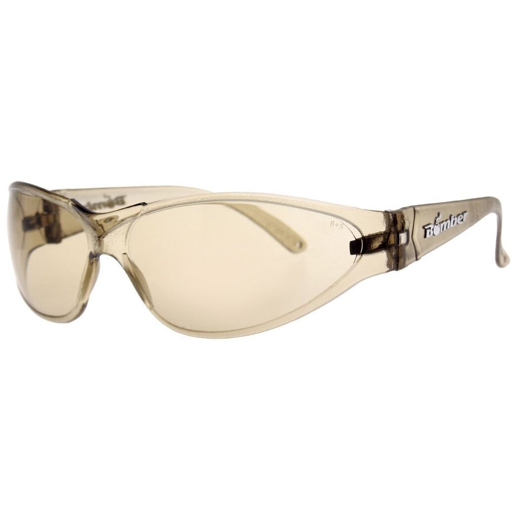 Bomber R106 X-Bomb Safety Glasses Light Brown Lens Bomber R106 X-Bomb Safety Glasses Light Brown Lens
