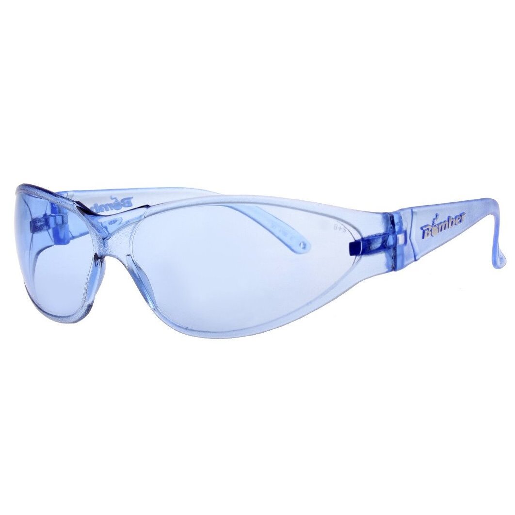 Bomber R107  X-Bomb Safety Glasses Light Blue Lens