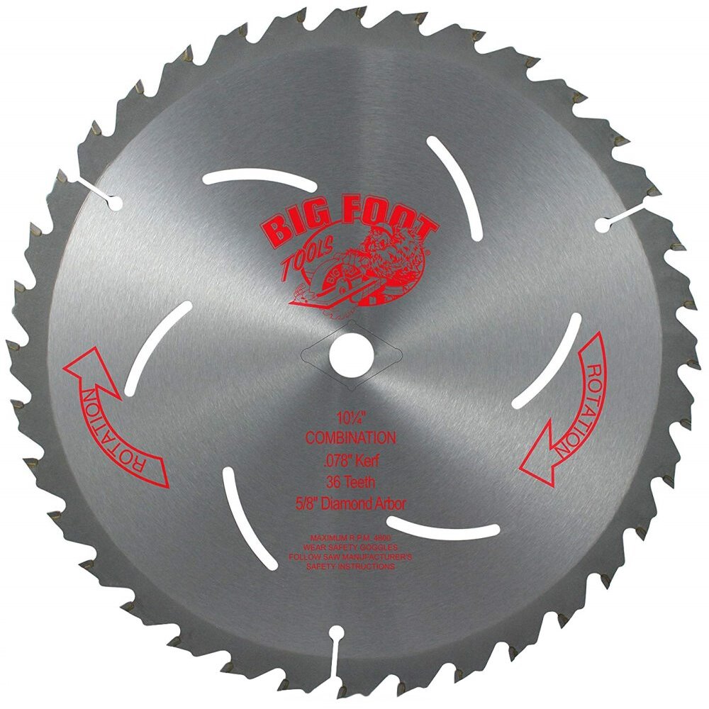 Big Foot BL-102536T  10-1/4" x 36 Tooth Carbide Tipped General Purpose Blade (51225)