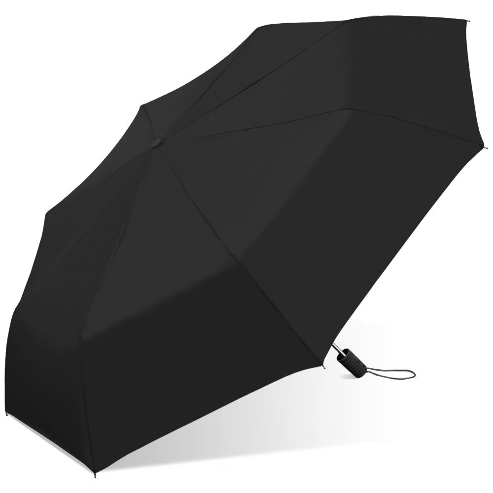 Weather Station 1100  Automatic Folding 42" Umbrella - Black