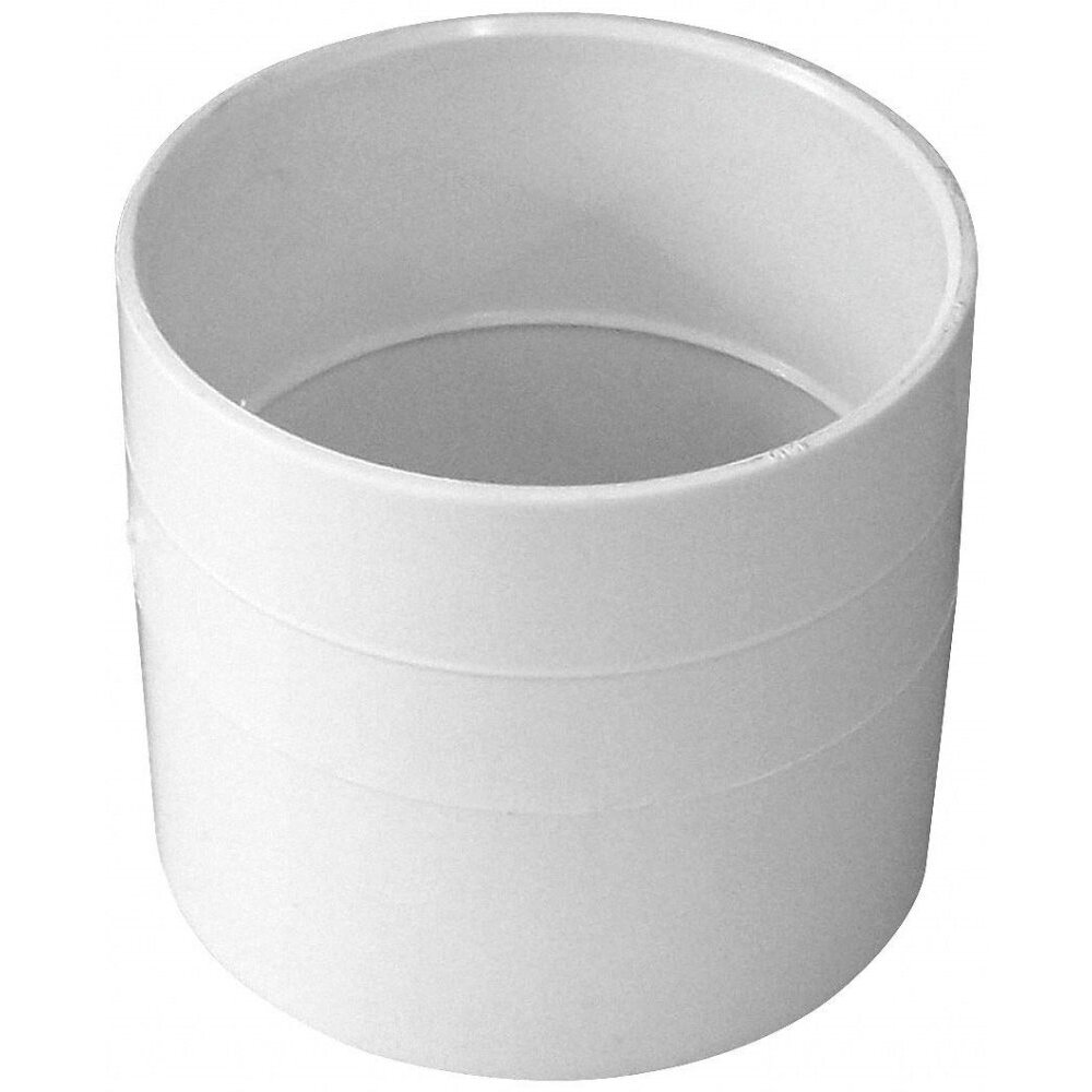 Genova Products Products 40140  4" Sewer and Drain PVC Coupling (Hub x Hub)