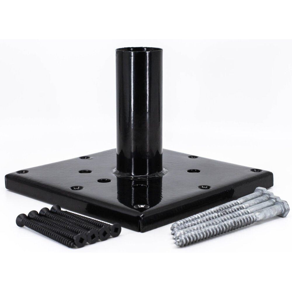 Titan TIPR441  Post Anchor Kit 4x4 with Fasteners - Black
