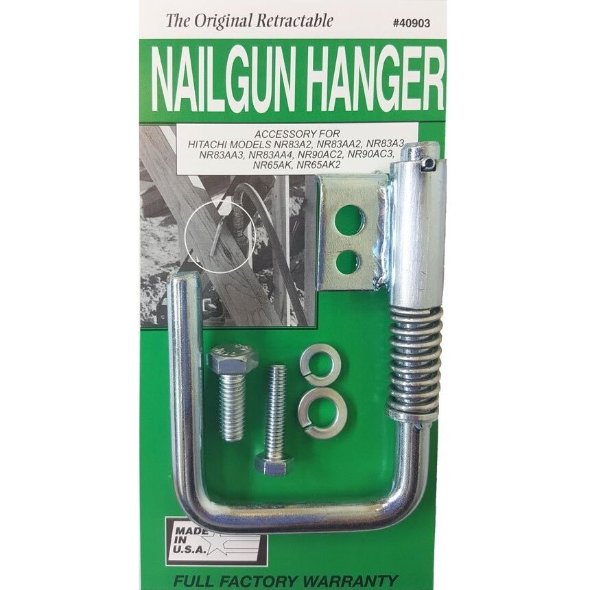 ToolHangers 40903  Nailgun Hanger  Green Packaging