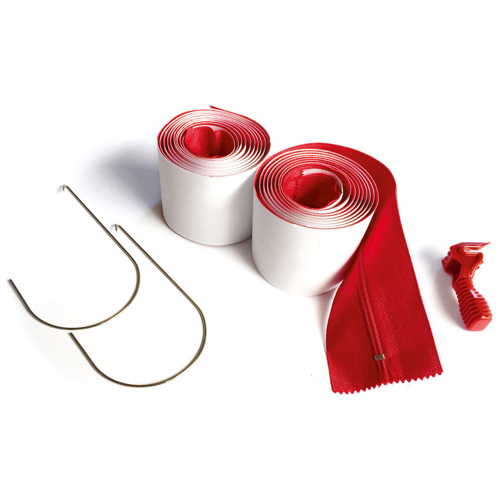 ZipWall HDAZ2  7' Heavy Duty Self Adhesive Zippers 2-per Package