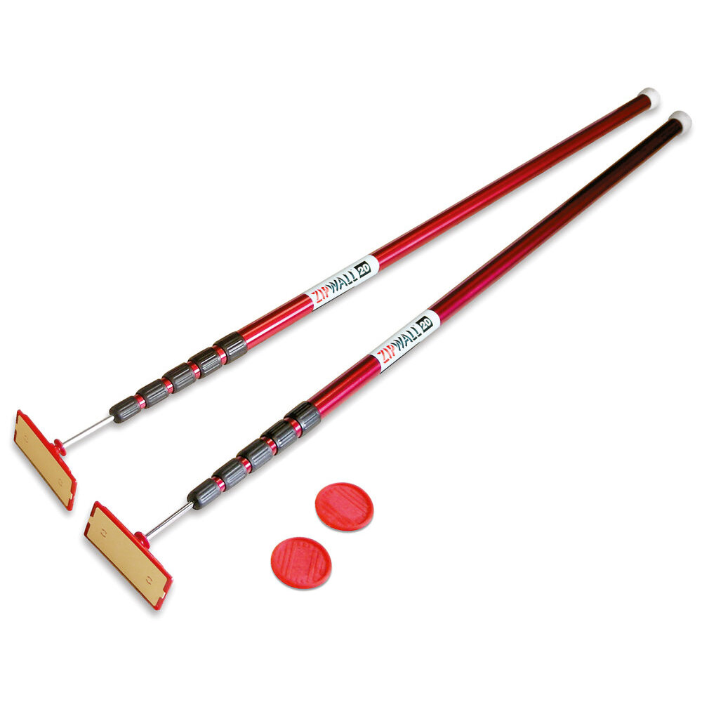 ZipWall KT20  20' Spring-Loaded Poles for Dust Barriers - 2-per Package