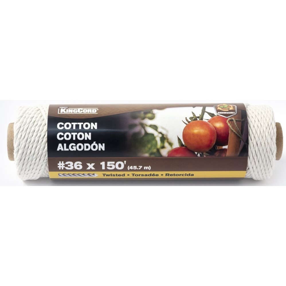 KingCord 341991BG #36 x 150' 3 Ply Twisted Twine Cotton KingCord 341991BG #36 x 150' 3 Ply Twisted Twine Cotton