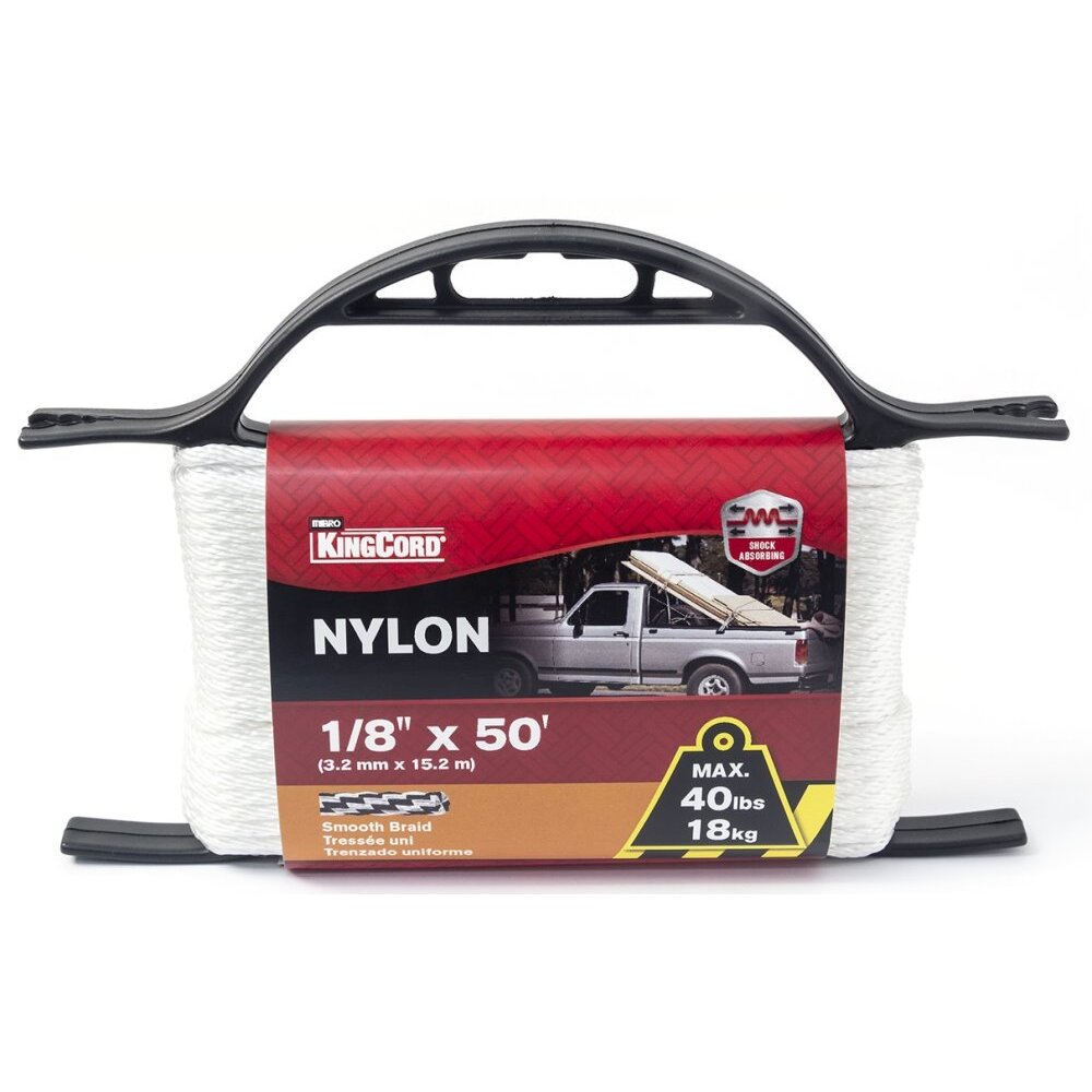 KingCord 342151BG  S1/8" x 50' Nylon Smooth Braid Rope