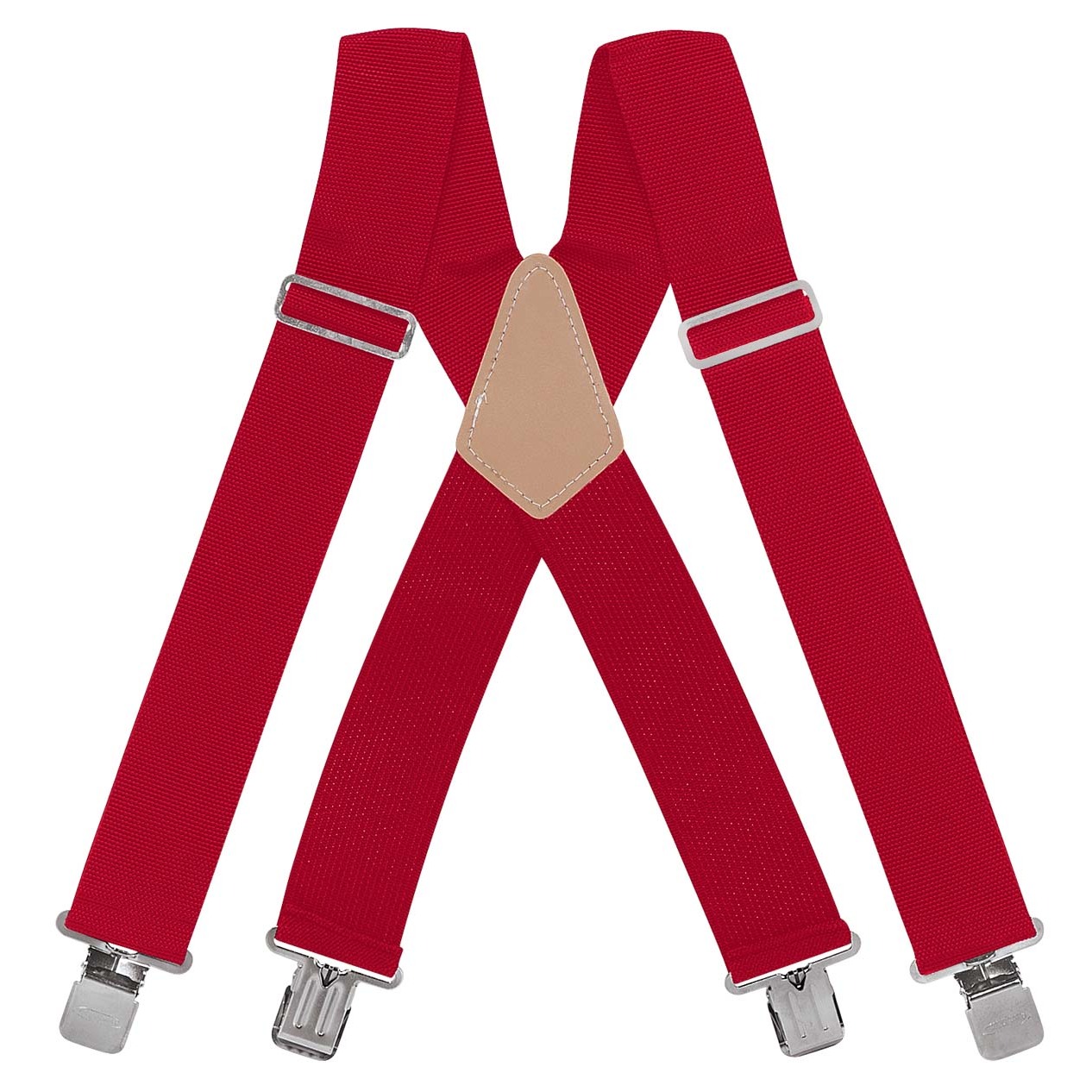 McGuire Nicholas 110C  Red Heavy Duty Extra Wide Work Suspenders