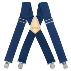 McGuire Nicholas 112  Blue Heavy Duty Extra Wide Work Suspenders