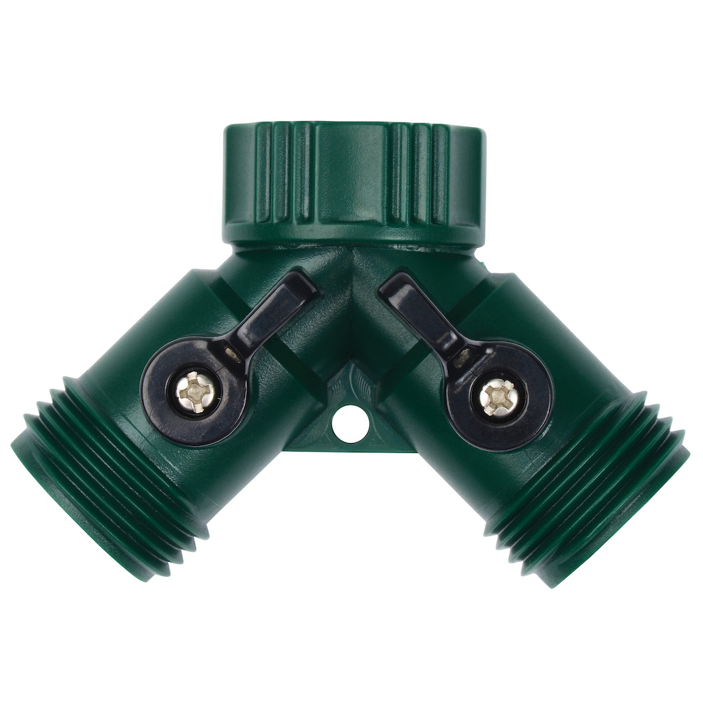 Melnor 313S 2-Way Hose Valve with Shut Off Valve Melnor 313S 2-Way Hose Valve with Shut Off Valve