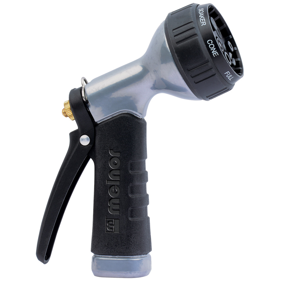 Melnor T151-10 Metal 7-Pattern Nozzle - Small Handle for Small Hands Design Melnor T151-10 Metal 7-Pattern Nozzle - Small Handle for Small Hands Design