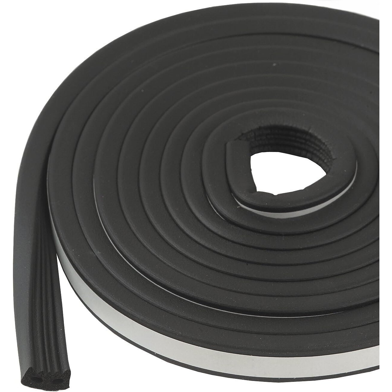 M-D Building Products 01033  All Climate - Auto & Marine 10' EPDM Rubber Weatherstrip with All Profile - Black