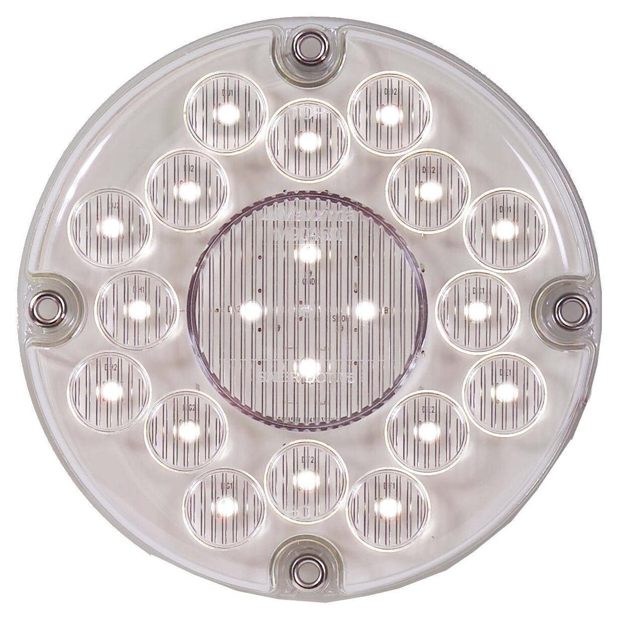 Maxxima M90450  20 LED 7" White Back Up Bus Light