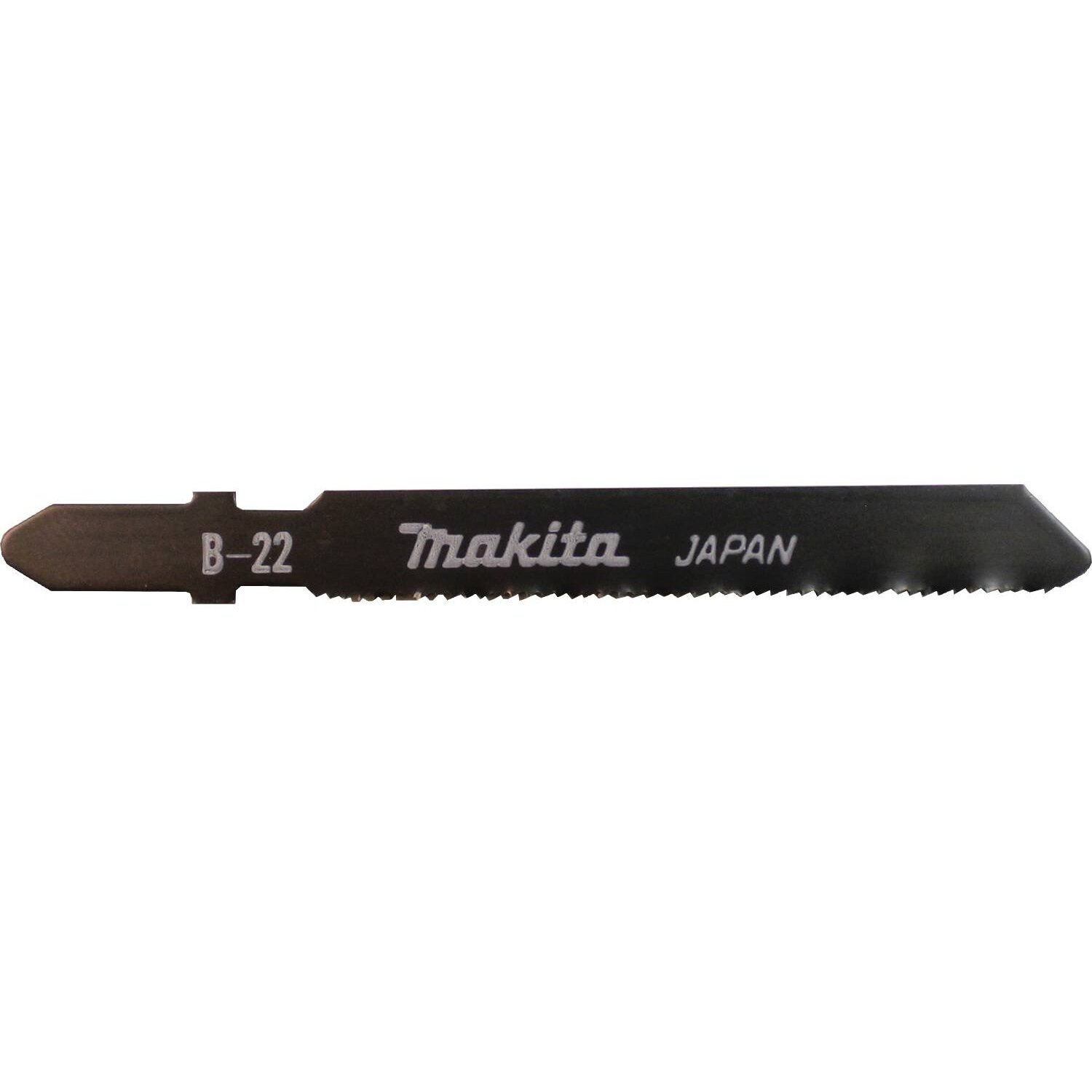 Makita 792473-8 Jig Saw Blade, T Shank, HSS, 3" x 24TPI, 5 per package Makita 792473-8 Jig Saw Blade, T Shank, HSS, 3" x 24TPI, 5 per package