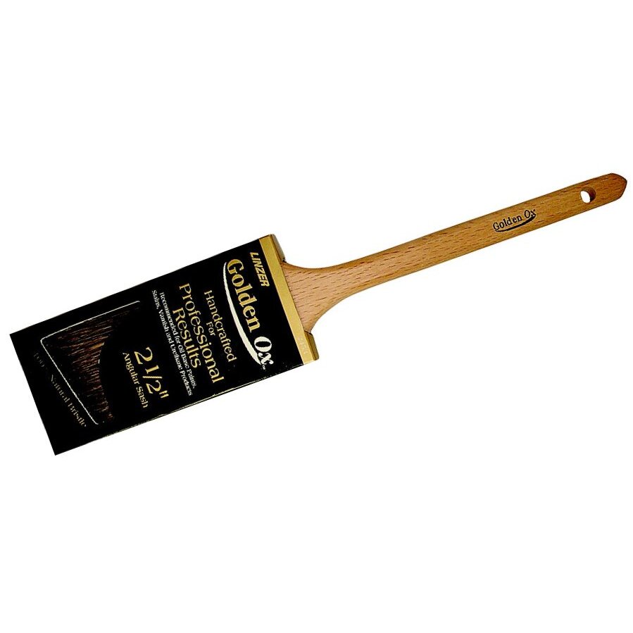 Linzer 2453-2  Golden Ox Very Fine Chinese Bristle 2" Angled Sash Paint Brush
