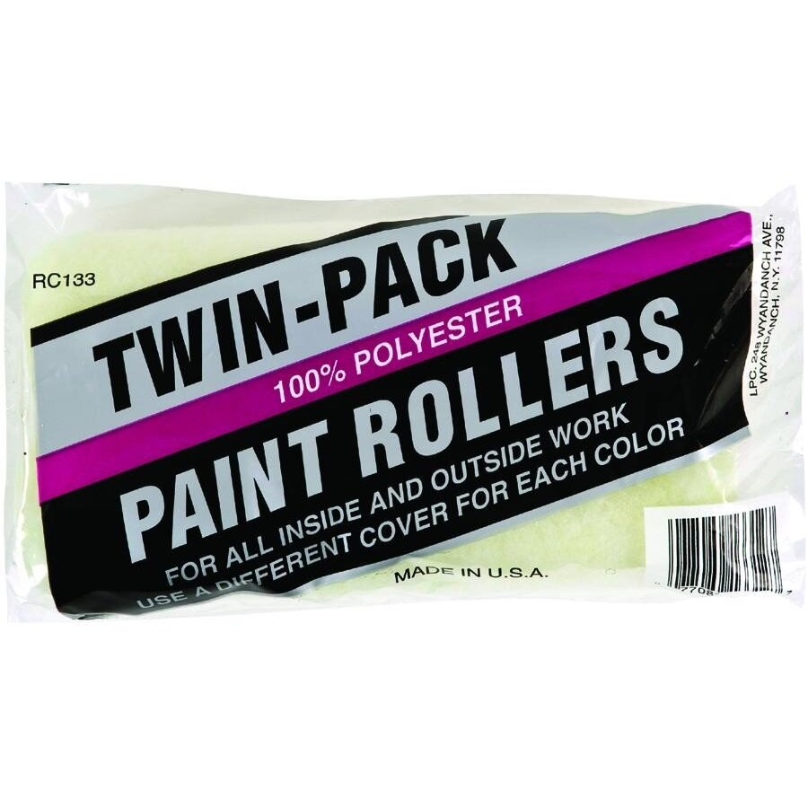 Linzer RC133-9 Polyester 9" Roller Covers with 3/8" Nap - 2 per Package Linzer RC133-9 Polyester 9" Roller Covers with 3/8" Nap - 2 per Package