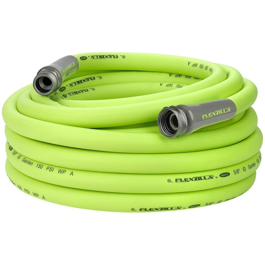 Legacy HFZG550YW  Flexzilla 5/8" x 50' Garden Water Hose Assembly with 3/4" Fittings