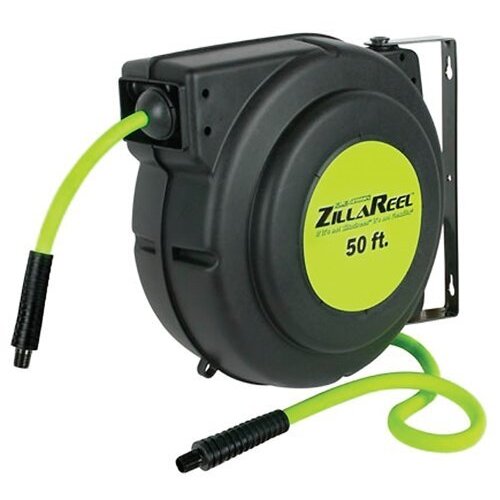 Legacy L8250FZ ZillaReel 3/8" X 50' Retractable Air Hose Reel Legacy L8250FZ ZillaReel 3/8" X 50' Retractable Air Hose Reel