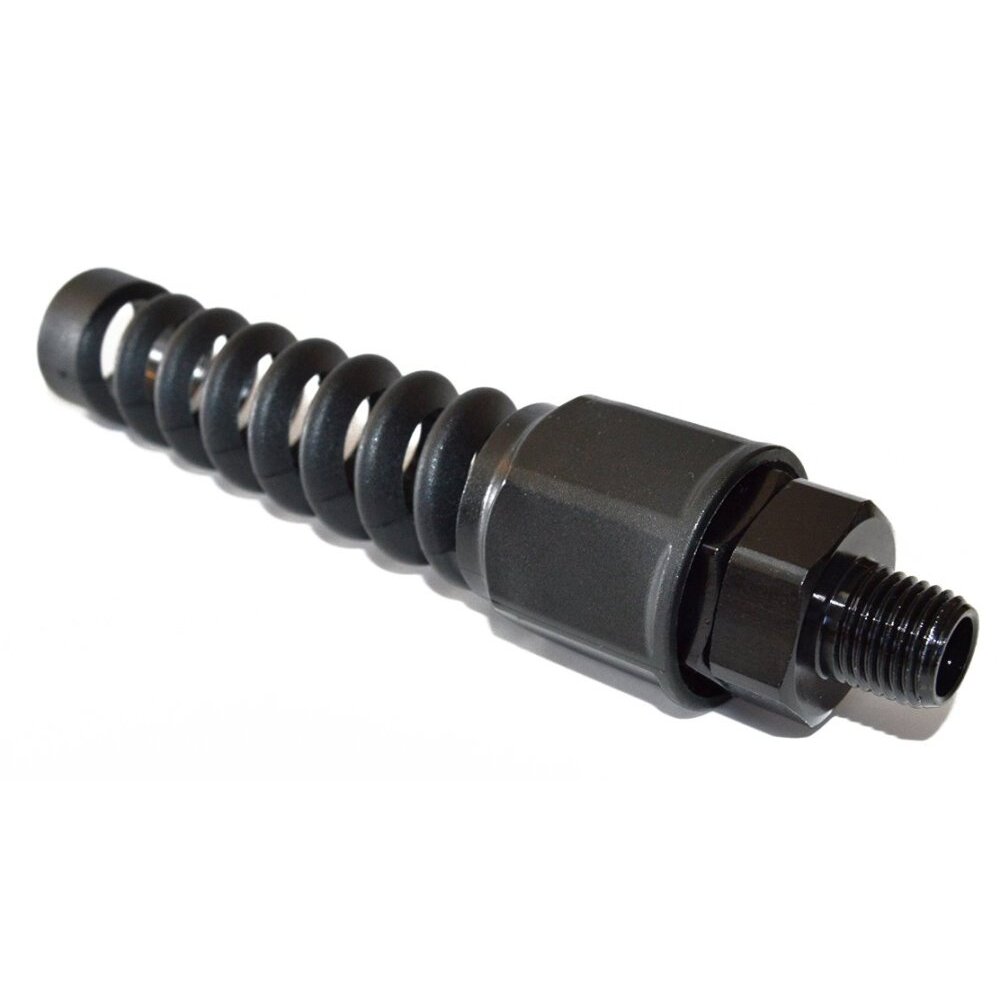 Legacy RP900375 Flexzilla Pro 3/8" Barb X 1/4" Male NPT Reusable Hose Fitting Legacy RP900375 Flexzilla Pro 3/8" Barb X 1/4" Male NPT Reusable Hose Fitting