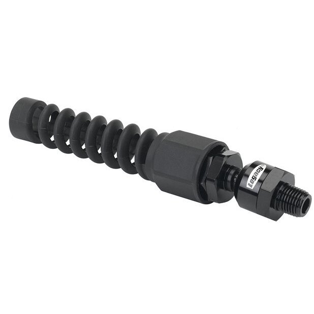 Legacy RP900375BS Flexzilla Pro 3/8" Barb X 1/4" Male NPT Reusable Ball Swivel Hose Fitting Legacy RP900375BS Flexzilla Pro 3/8" Barb X 1/4" Male NPT Reusable Ball Swivel Hose Fitting
