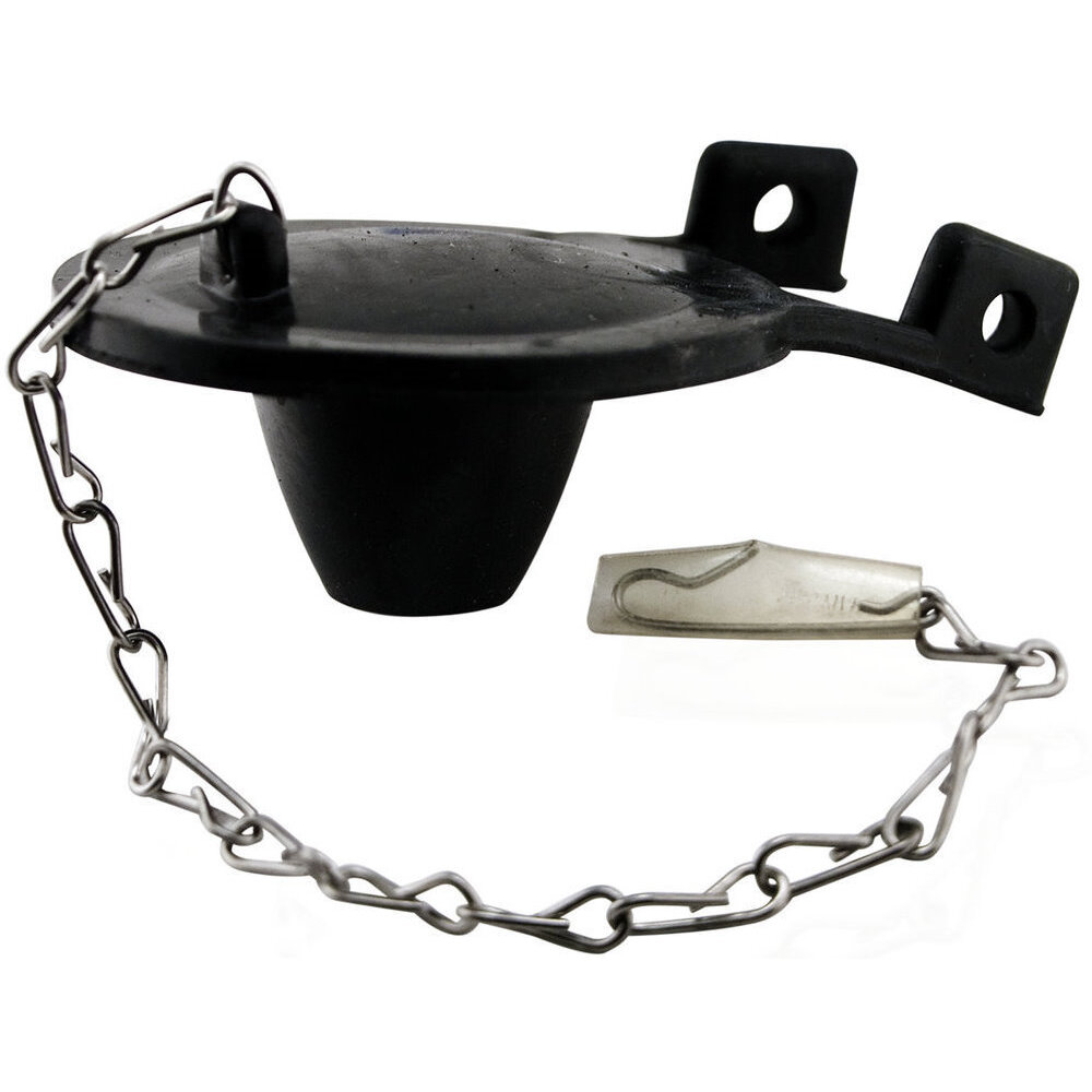 Lincoln 101009 Toilet Tank Flapper with Chain Lincoln 101009 Toilet Tank Flapper with Chain