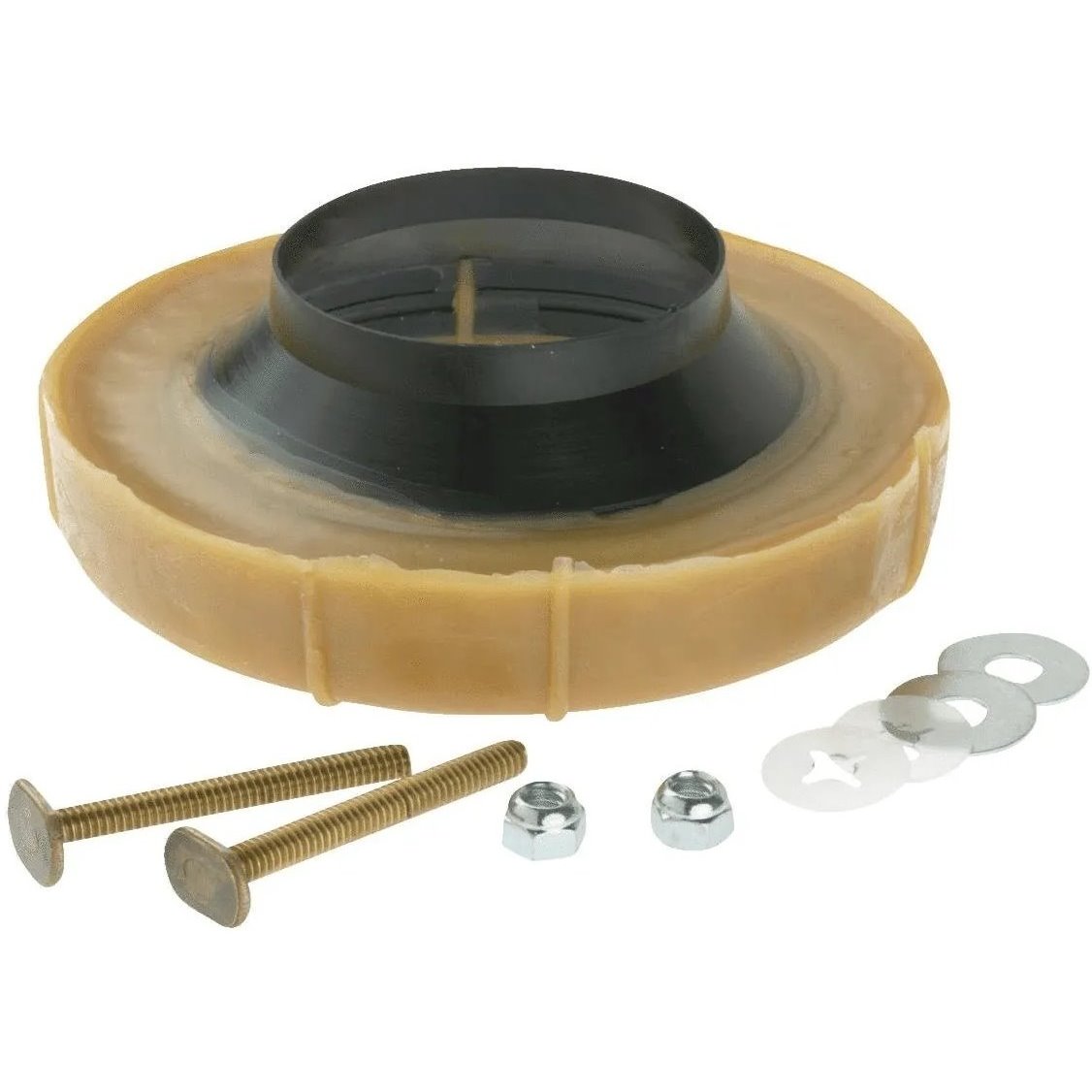 Lincoln 101053  Toilet Bowl Wax Gasket with Sleeve and Brass Bolts