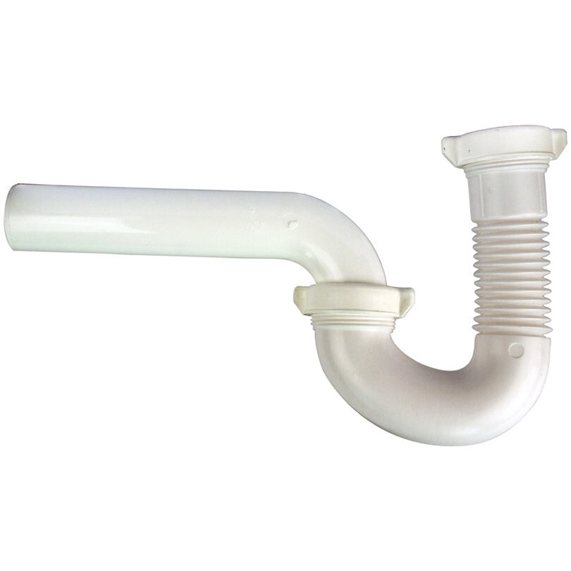 Lincoln 108393 1-1/2" x 1-1/2" or 1-1/4" Flexible Plastic Drain Repair P-Trap Lincoln 108393 1-1/2" x 1-1/2" or 1-1/4" Flexible Plastic Drain Repair P-Trap