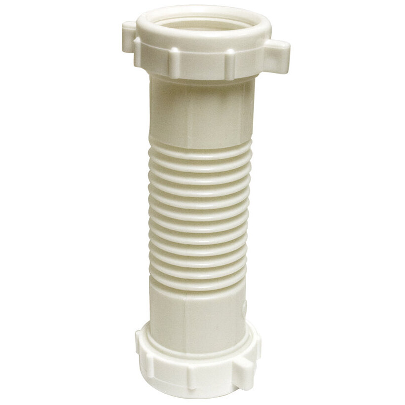 Lincoln 108395 1-1/2" x 1-1/2" or 1-1/4" Flexible Plastic Drain Repair Coupling Lincoln 108395 1-1/2" x 1-1/2" or 1-1/4" Flexible Plastic Drain Repair Coupling