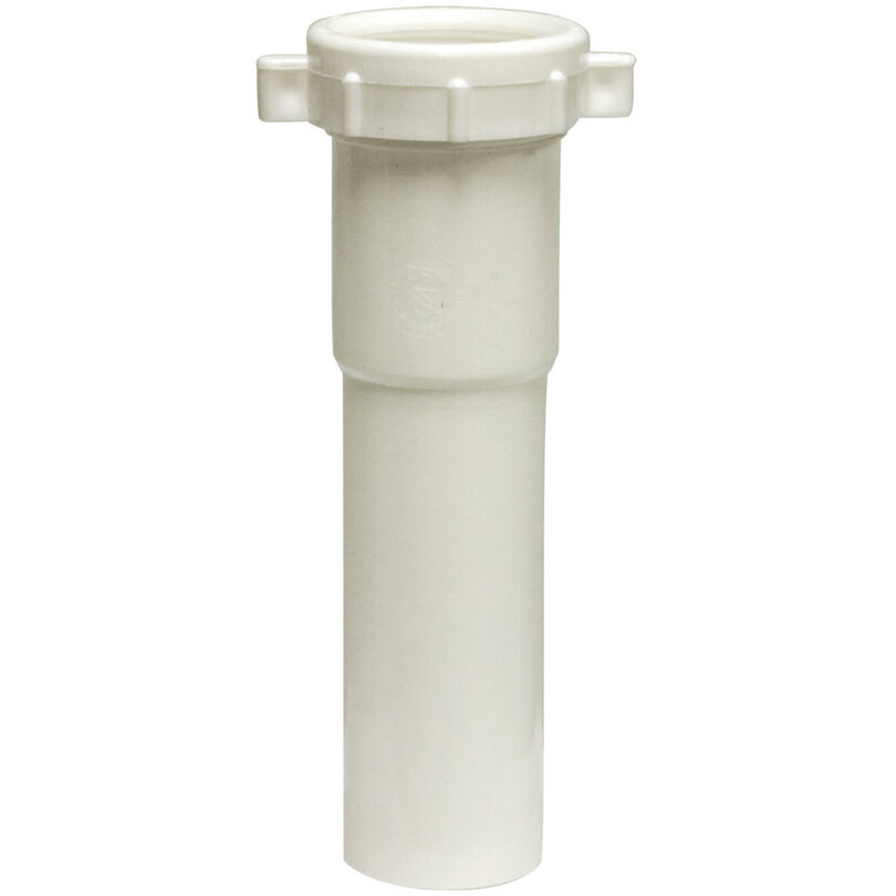 Lincoln 108916 1-1/2" x 6" PVC Slip-Joint Extension Tube Lincoln 108916 1-1/2" x 6" PVC Slip-Joint Extension Tube