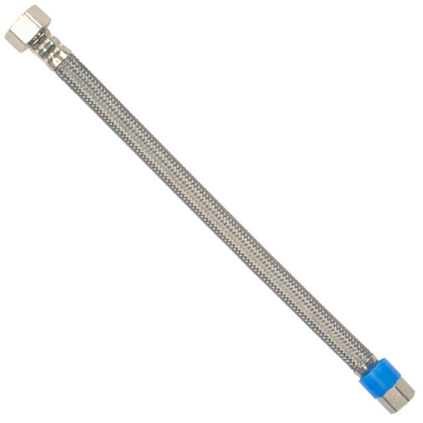Lincoln 109241 3/8" OD Comp Nut x 1/2" FIP Stainless Steel Lavatory Supply Line - 12" Length Lincoln 109241 3/8" OD Comp Nut x 1/2" FIP Stainless Steel Lavatory Supply Line - 12" Length