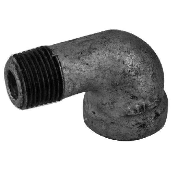 Lincoln 440034 1/2" 90 Degree Street Elbow Galvanized Pipe Fitting Lincoln 440034 1/2" 90 Degree Street Elbow Galvanized Pipe Fitting