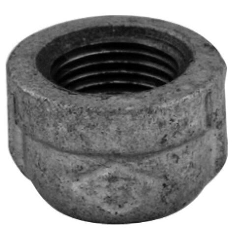 Lincoln 440074 1/2" Cap Galvanized Pipe Fitting Lincoln 440074 1/2" Cap Galvanized Pipe Fitting