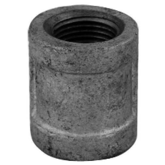 Lincoln 440104  1/2" Coupler Galvanized Pipe Fitting