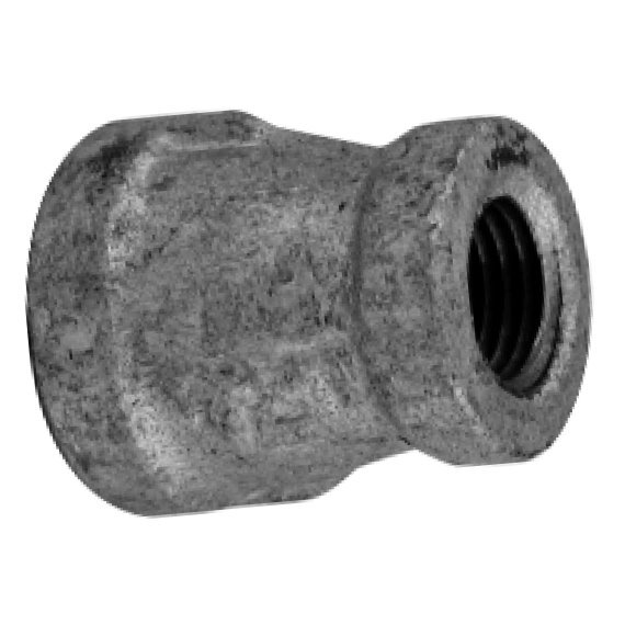 Lincoln 440119 3/4" x 1/2" Reducer Galvanized Pipe Fitting Lincoln 440119 3/4" x 1/2" Reducer Galvanized Pipe Fitting