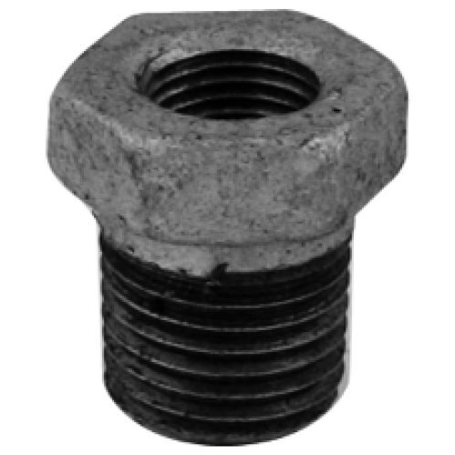 Lincoln 440319 3/4" Male x 1/2" Female Bushing Galvanized Pipe Fitting Lincoln 440319 3/4" Male x 1/2" Female Bushing Galvanized Pipe Fitting