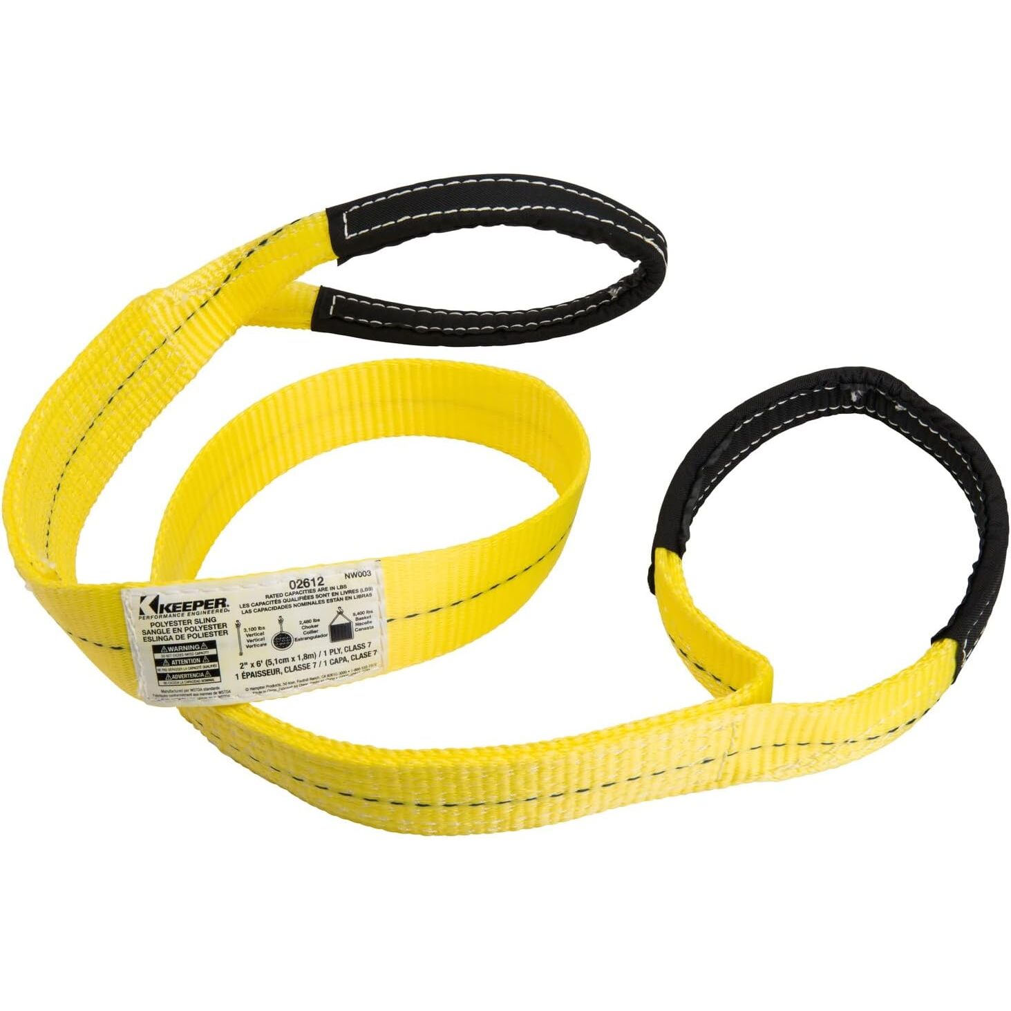 Keeper 02612  2" x 6' Flat Loop Lift Sling
