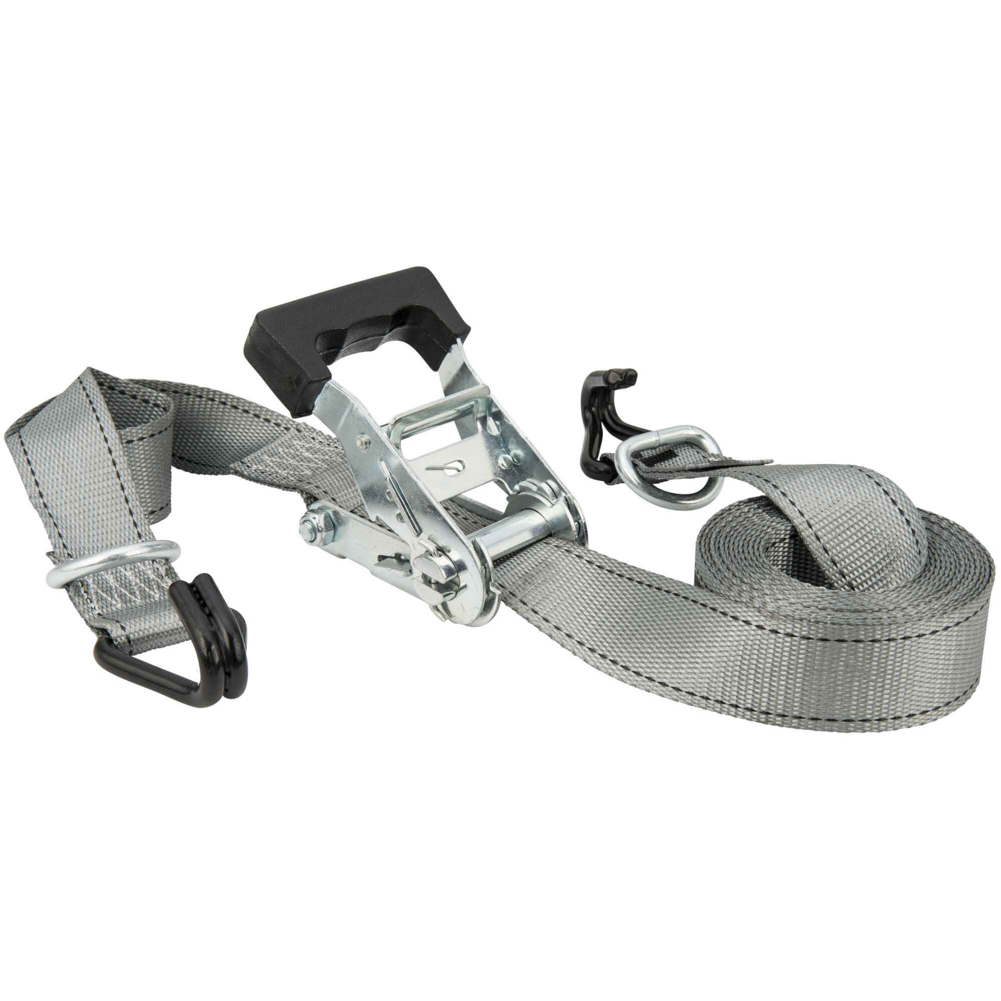 Keeper 05516  1" x 16' High Tension Ratchet Tie-Down Strap with Vinyl Coated J-Hooks and D-Rings