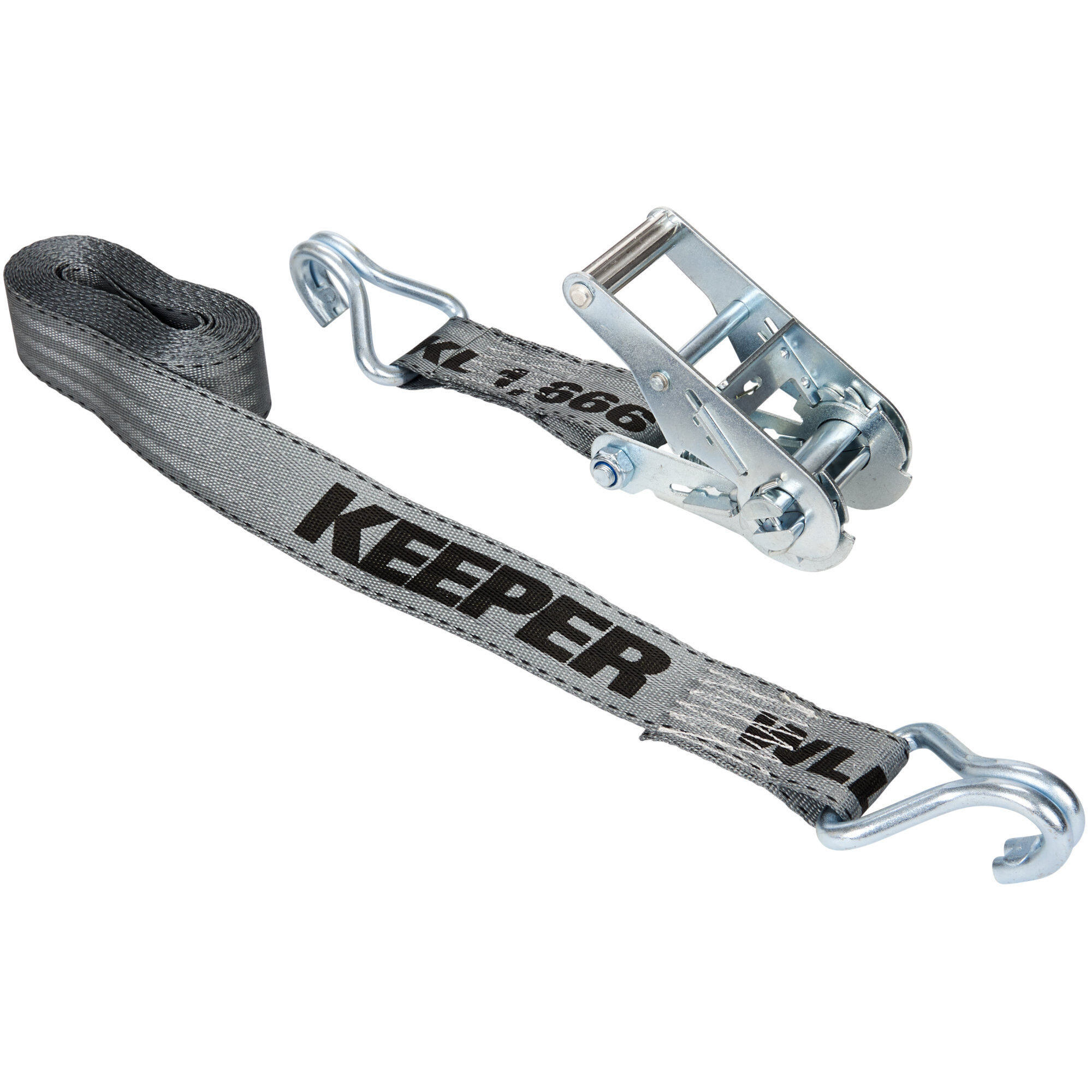 Keeper 05519  1-3/4" x 15' Ratchet Tie-Down Strap with J-Hooks