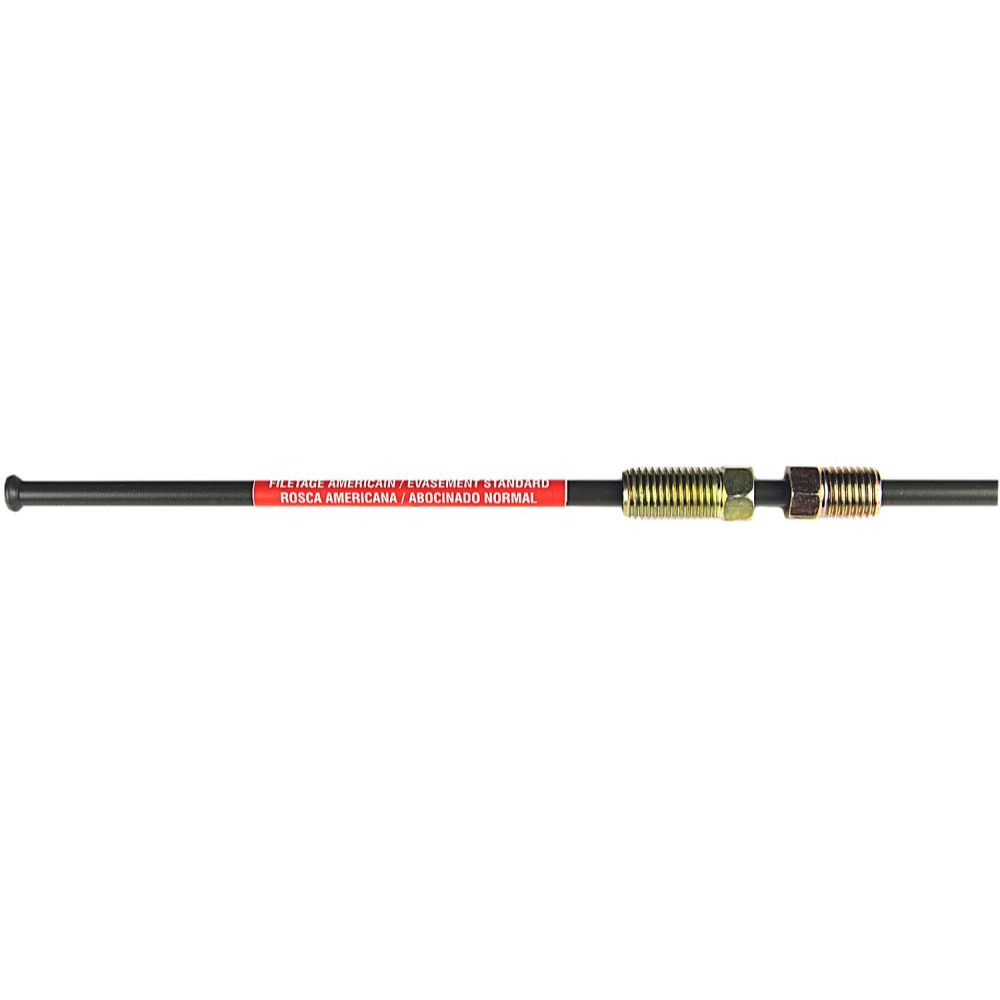 AGS Company PA-340  3/16" x 40" Poly-Armour PVF Coated Steel Brake Line for Domestic Vehicles - SAE Inverted Flare Brakeline