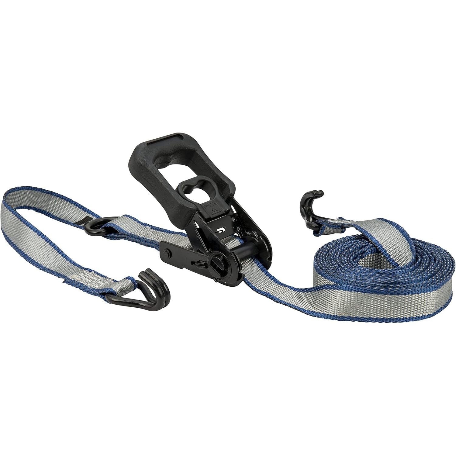 Keeper 47206  1-1/4" x 14' Extreme Edge Ratchet Tie-Down Strap with Vinyl Coated J-Hooks