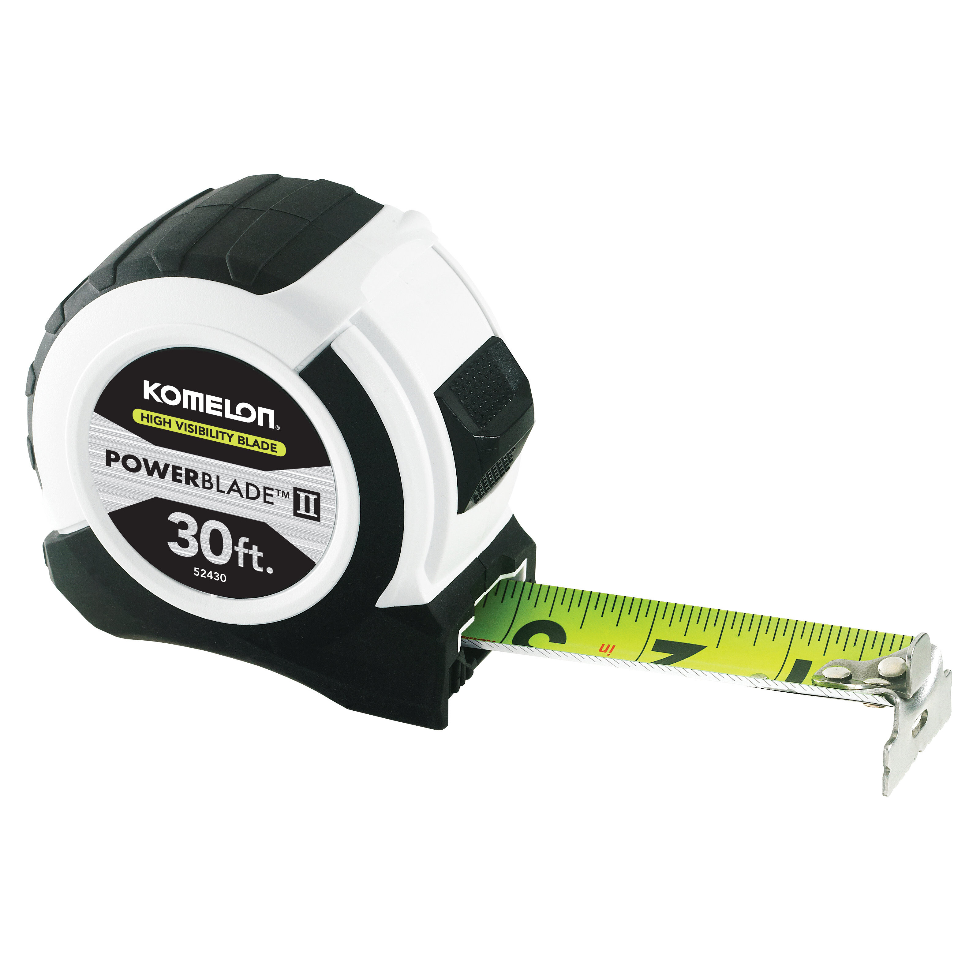 Komelon 52430 Tape Measure 1-1/16" X 30' Hi-Vis PowerBlade Komelon 52430 Tape Measure 1-1/16" X 30' Hi-Vis PowerBlade