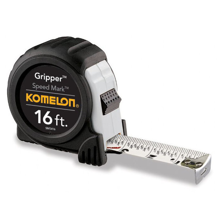 Komelon SM5416  Tape Measure 1" X 16'  Speed Mark Gripper