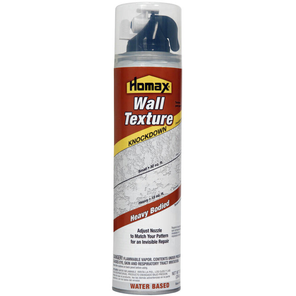 Homax 4060 Aerosol Knockdown Spray Wall Texture Water-Based - 10oz Homax 4060 Aerosol Knockdown Spray Wall Texture Water-Based - 10oz
