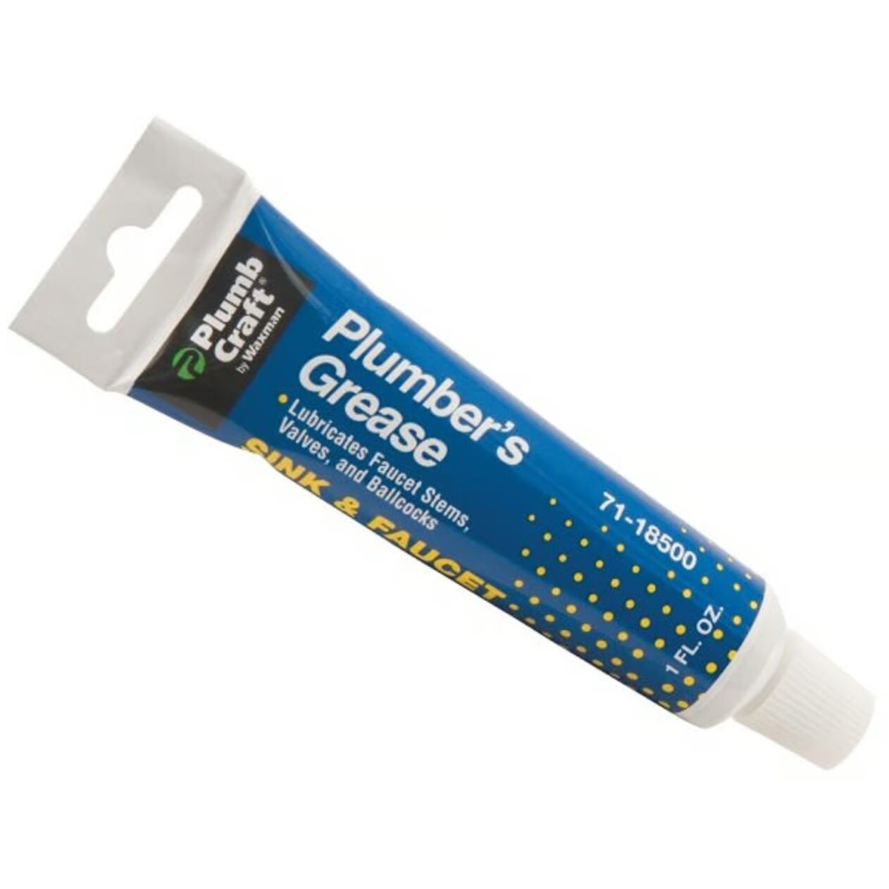 PlumbCraft 7118500 Plumber's Grease Waterproof for Sink & Faucet - 1-oz Tube PlumbCraft 7118500 Plumber's Grease Waterproof for Sink & Faucet - 1-oz Tube
