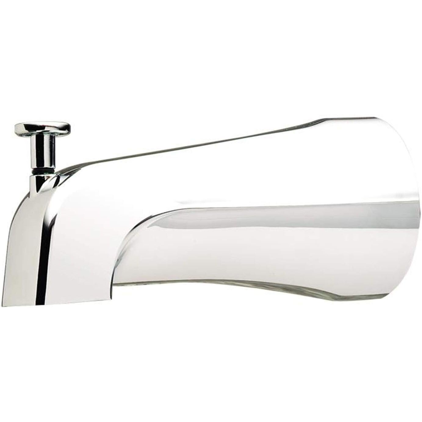 PlumbCraft 7657000P  Chrome Tub Spout Nose Connection with Shower Diverter for 1/2" MIP
