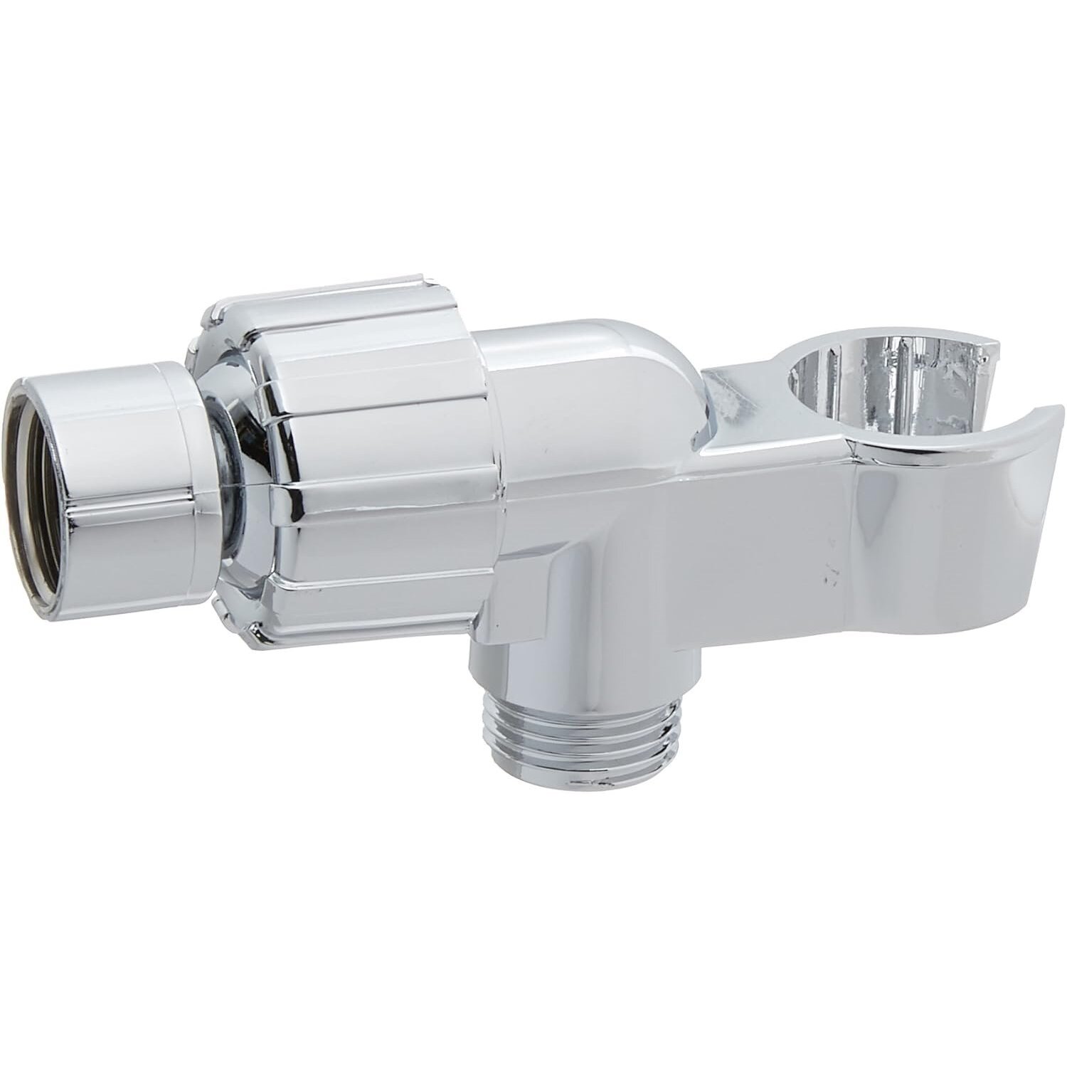 PlumbCraft 7657410B  Chrome Shower Arm Mounting Bracket for Handheld ShowerHead