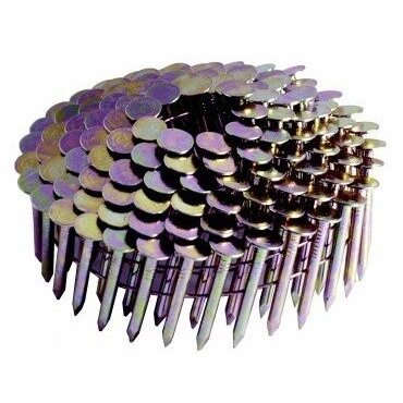 Metabo HPT 12100HPT 1" x 0.120" Wire Coil Electro Galvanized Smooth Shank Roofing Nails 7200 count Metabo HPT 12100HPT 1" x 0.120" Wire Coil Electro Galvanized Smooth Shank Roofing Nails 7200 count